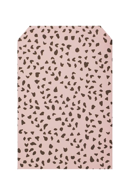 Jewelery envelope with dots pink