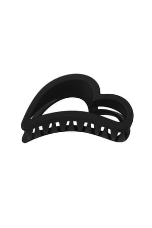 Wing Hair Clip - Black Plastic h5 