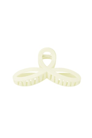 Hair clip cute - cream Plastic h5 