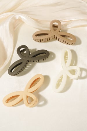 Hair clip cute - cream Plastic h5 Picture2