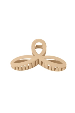 Cute hair clip - camel Plastic h5 