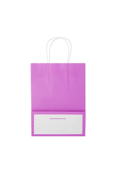 Bags plain 50 pieces small - fuchsia Paper