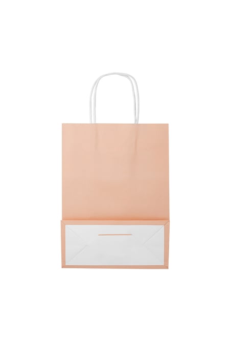 Bags plain 50 pieces small - pink Paper