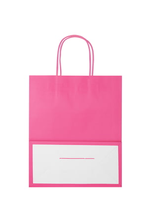 Plain color bags 50 pieces medium - fuchsia Paper h5 Picture2