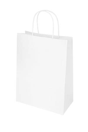 Bags plain 50 pieces large - white Paper h5 