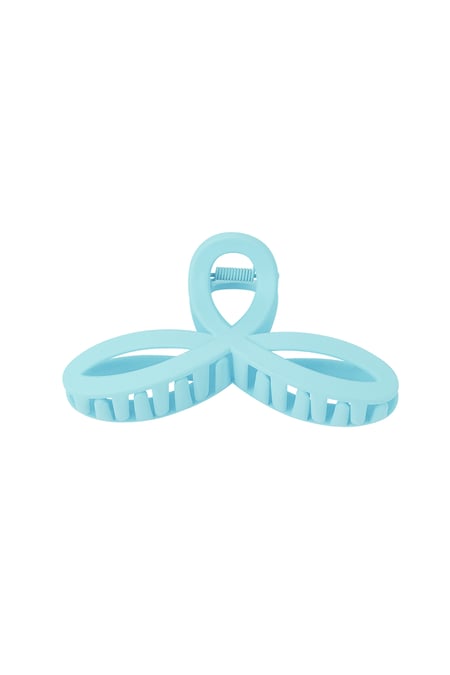 Hair clip cheerful - blue Plastic 2