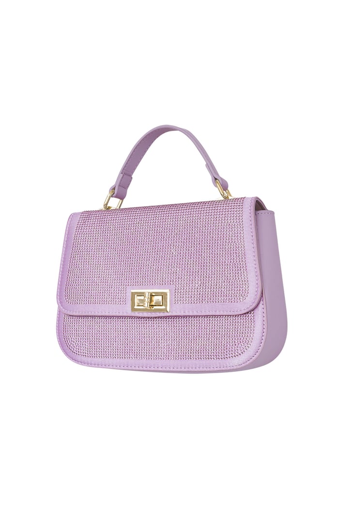 Handtasche Glamour - lila PU 