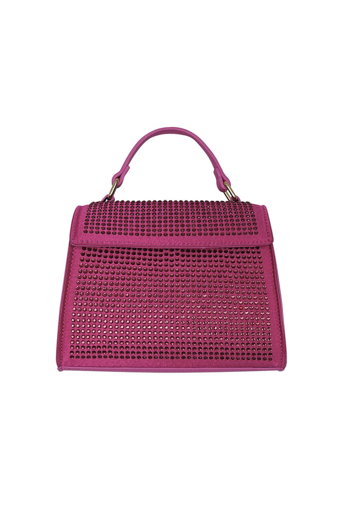 Handbag strass - fuchsia PU Picture4