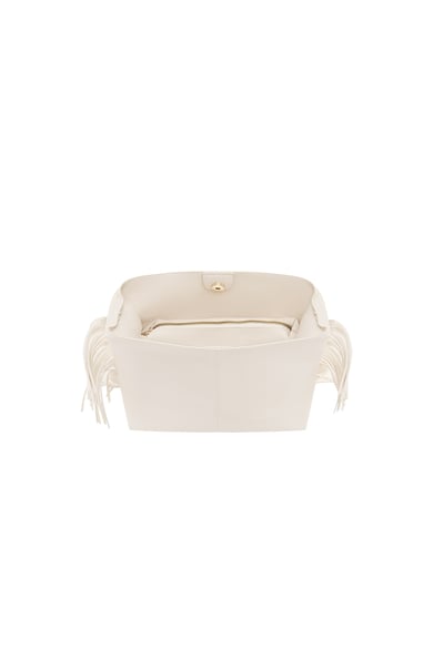 Bolso flecos - PU blanco h5 Imagen5