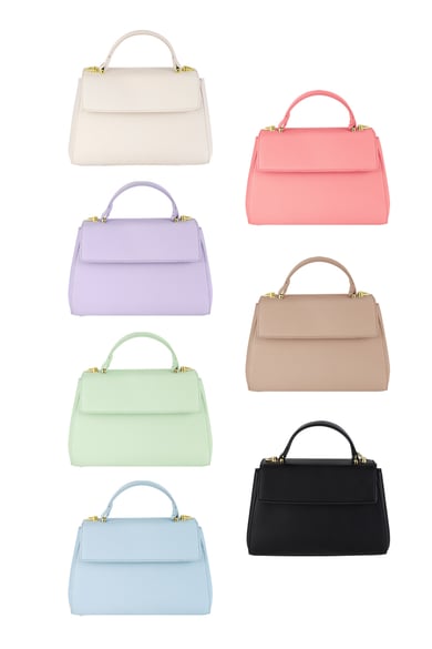 Handtasche Basic - schwarzes PU h5 Bild5