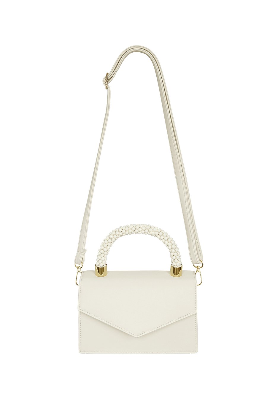 Beige Umschlagtasche Candy Handle - PU Bild7