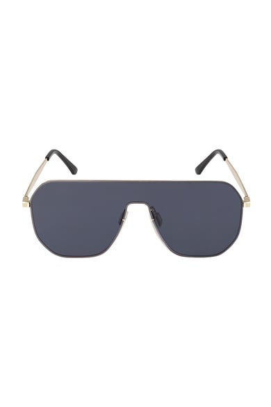 lunettes de soleil big glasses noir couleur or h5 Image5