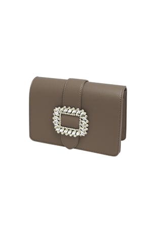 Bag buckle classy - dark brown h5 