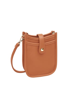 Citytasche mit Knopf orange h5 