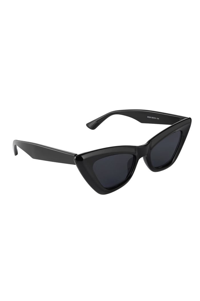 Sunglasses cat eye trendy - black 