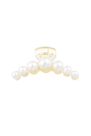 Hair clip large pearls h5 