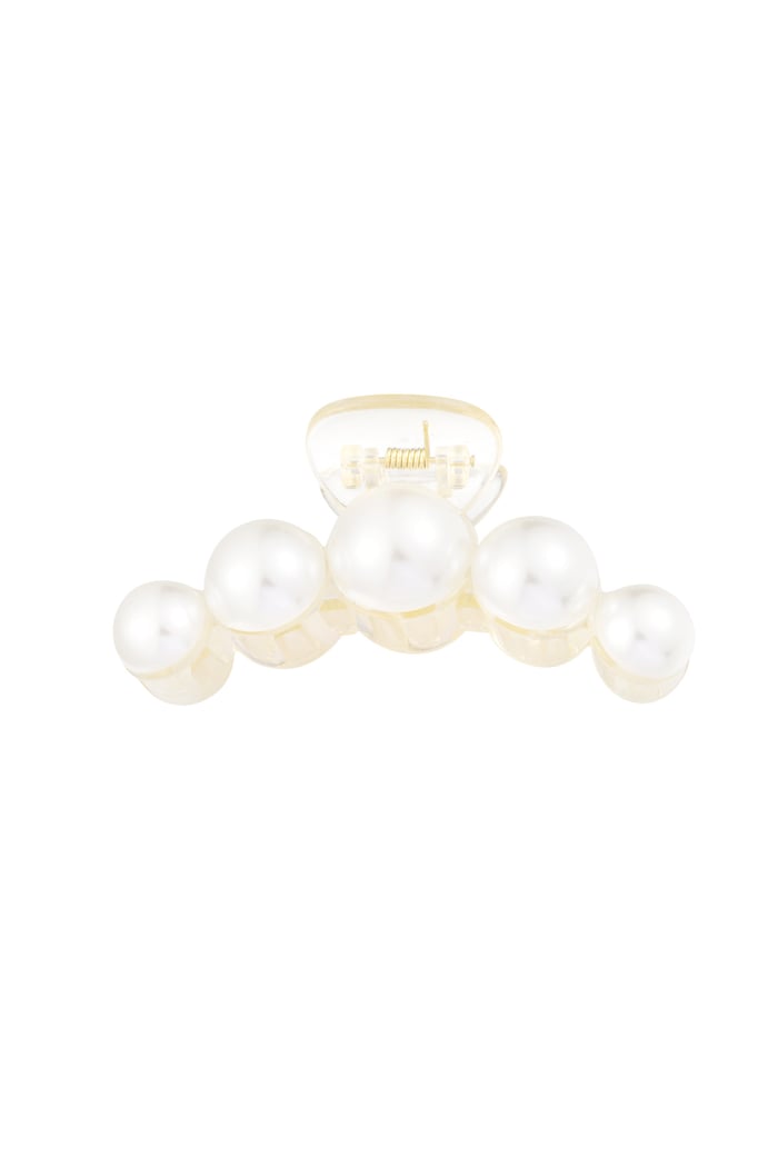 Hair clip 5 pearls 