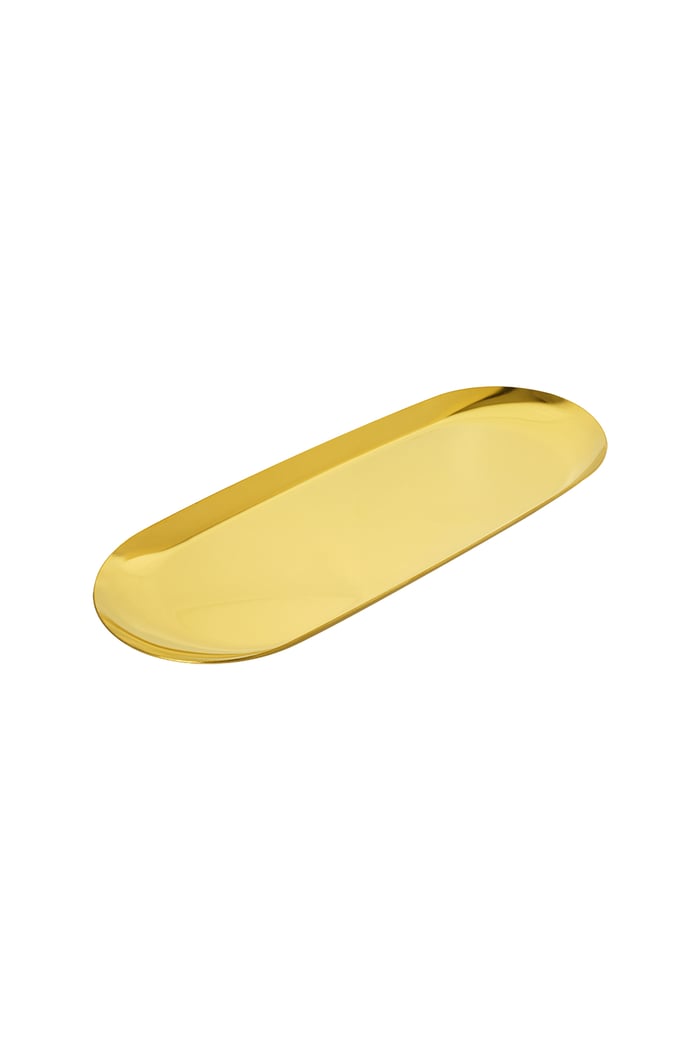 Elongated plateau - Gold color 