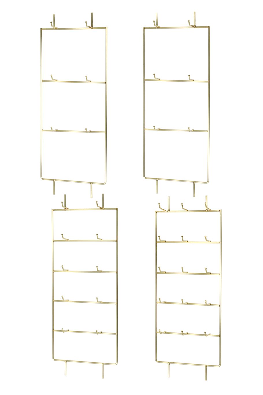 Display voor kettingen, armband en oorbel - zwart Goud kleur Afbeelding3