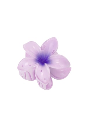 Haarspange mit Farbverlaufsblume Hawaii Love - hellrosa h5 