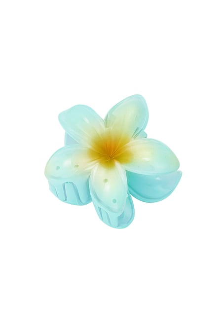 Hair clip with gradient flower Hawaii love - blue 2