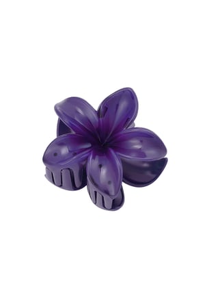 Haarspange mit Farbverlaufsblume Hawaii Love - lila h5 