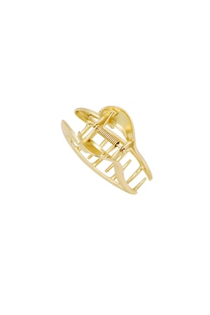 Gold color heart hair clip h5 Picture3