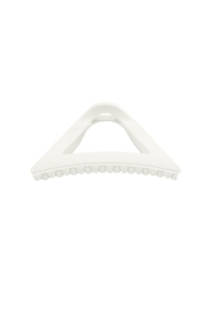 Hair clip matte triangle - off-white h5 