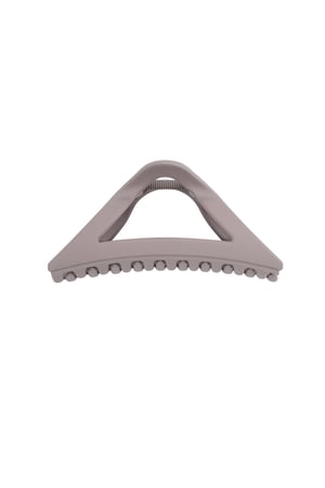 Hair clip matte triangle - camel h5 