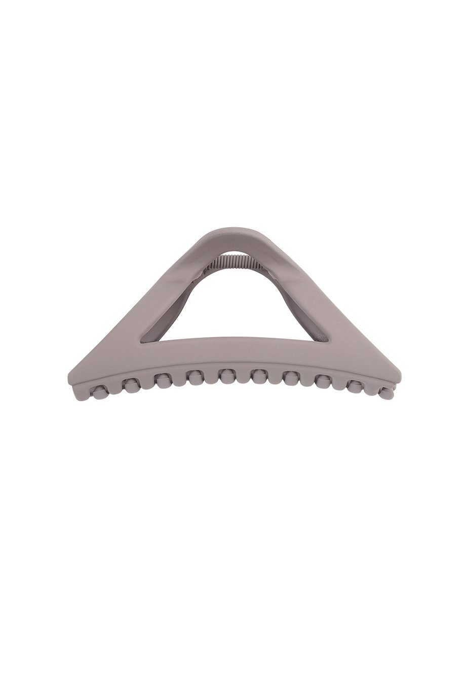 Hair clip matte triangle - black