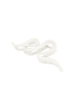 Hair clip matte curl - off-white h5 