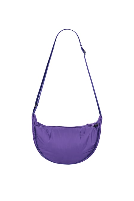 Shoulder bag half moon - purple 2