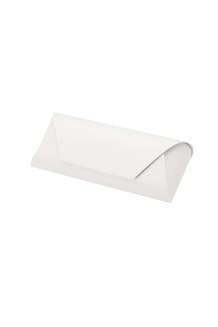 Simple basic sunglasses case - white 2