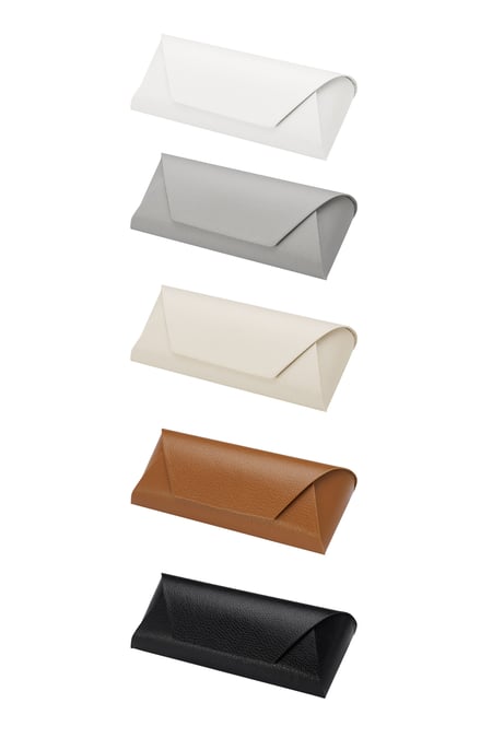 Simple basic sunglasses case - beige