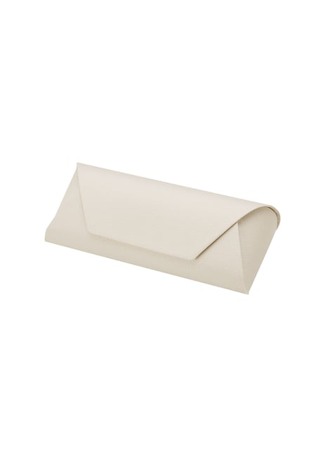 Simple basic sunglasses case - beige 2