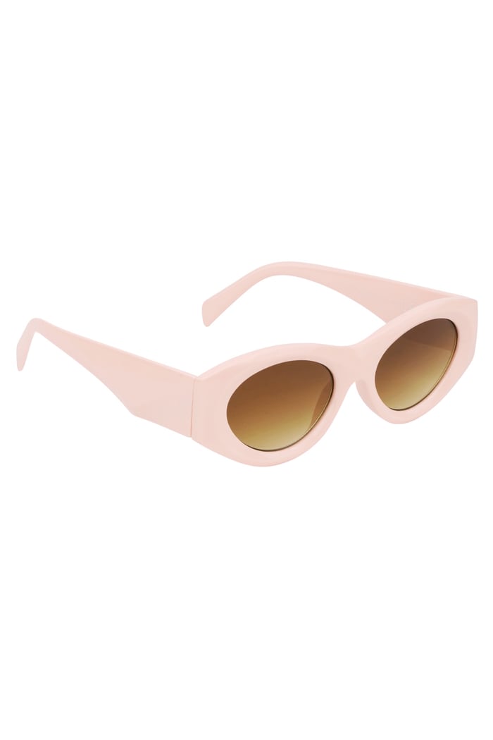 Retro-Look wie eine Sonnenbrille – rosa 