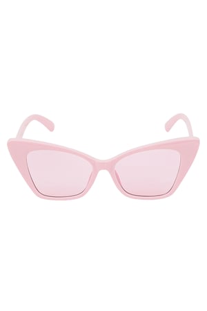 Sonnenbrille mit einfarbigem Rahmen – rosa h5 Bild7