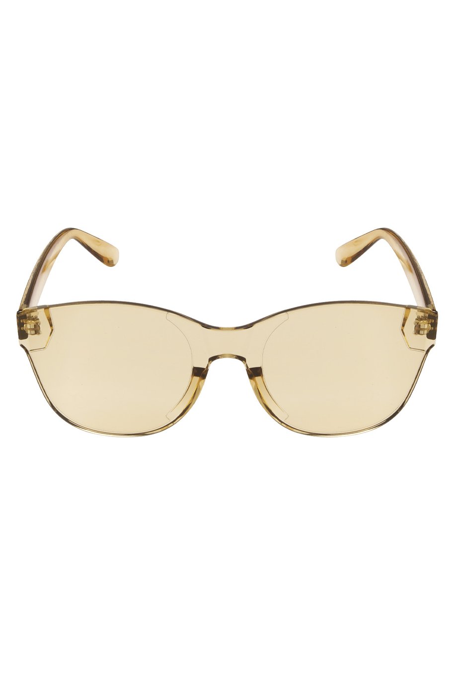 Single-color trendy sunglasses - beige h5Picture5