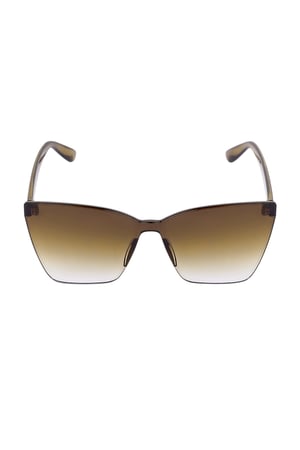 Single-color daily sunglasses - brown h5 Picture2