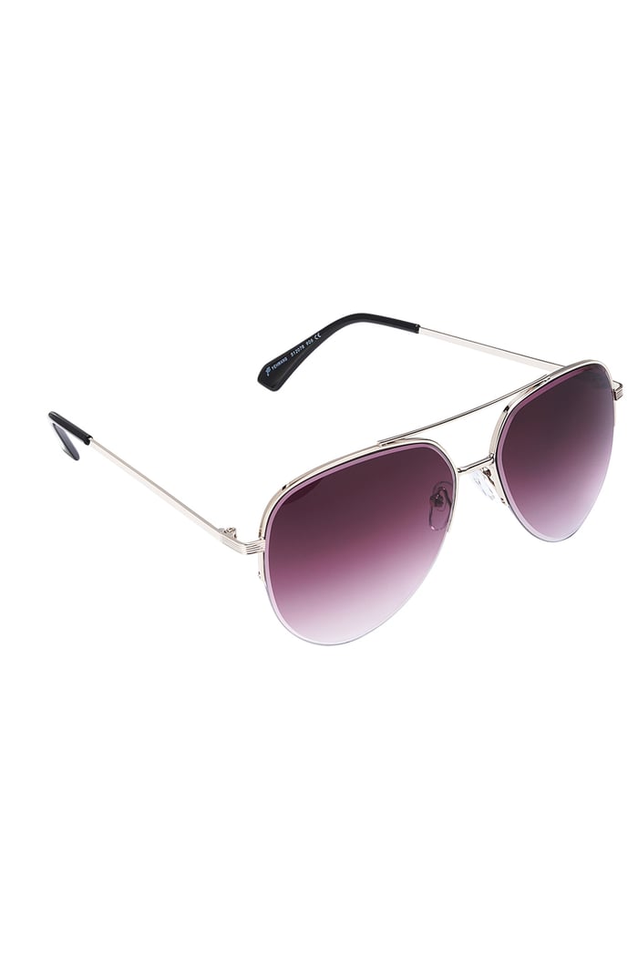 Aviator style sunglasses - purple 