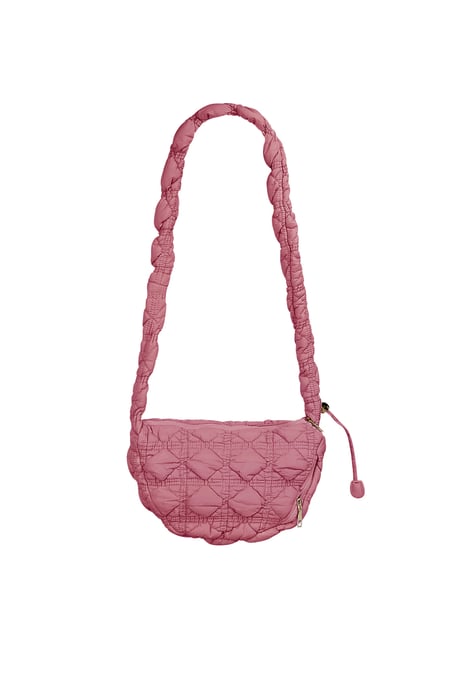 Puffer bag long - light pink  2