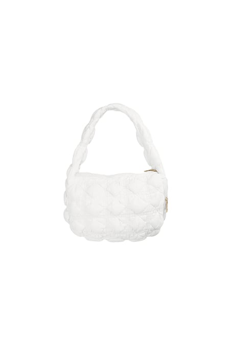 Handbag cloudy love - white