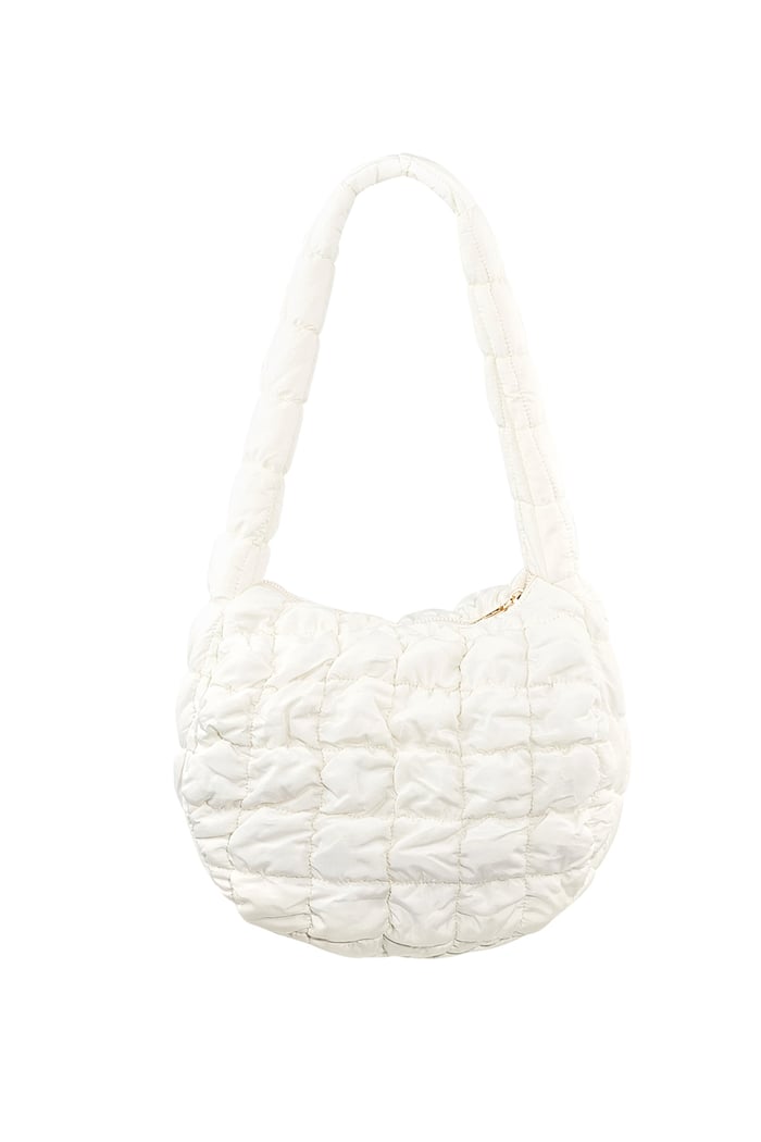 puffer bag medium - white 