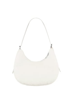 Fluffy city bag - white h5 