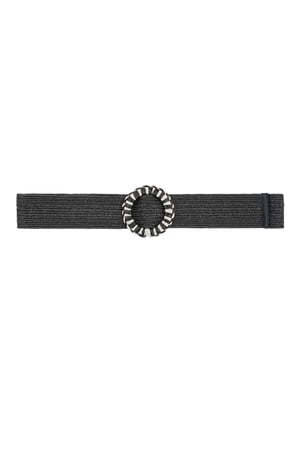 Colorful belt with print - black h5 Picture6