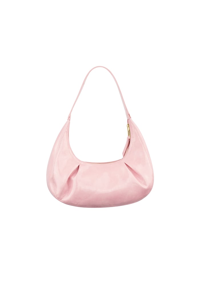 Tasche mit Falten - rosa  