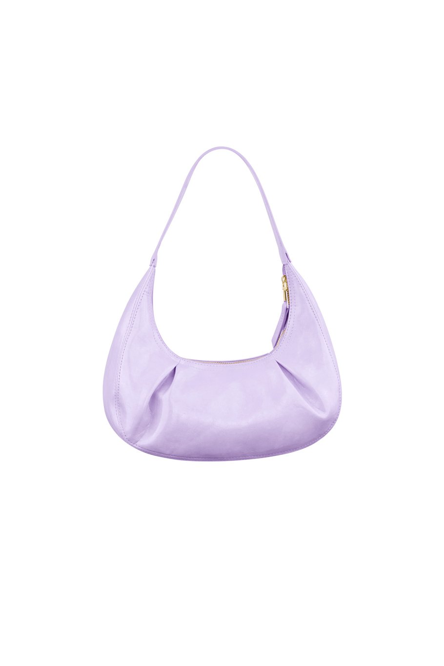 Borsa con pieghe - lilla  