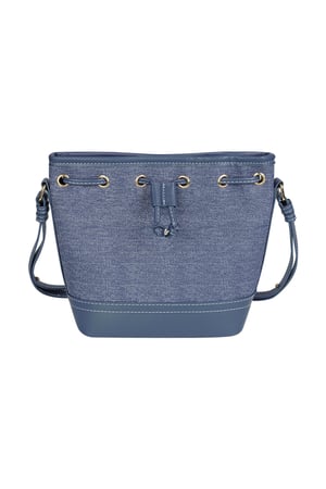 Denim bucket bag - dark blue h5 