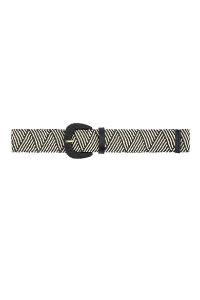Belt with print - black/white  h5 Picture2