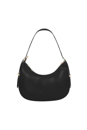 Classic half moon bag - black h5 